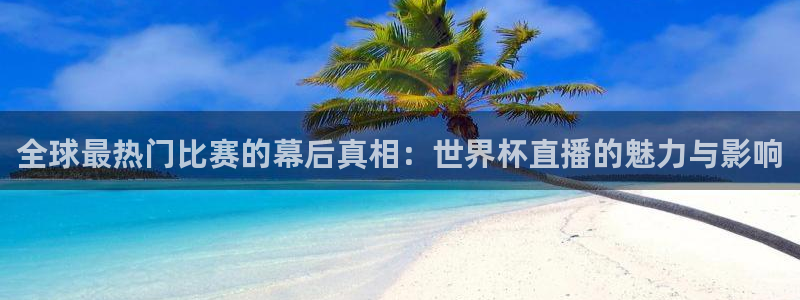 世界杯小组赛赛程：全球最热门比赛的幕后真相：世界杯直播的魅力与影响